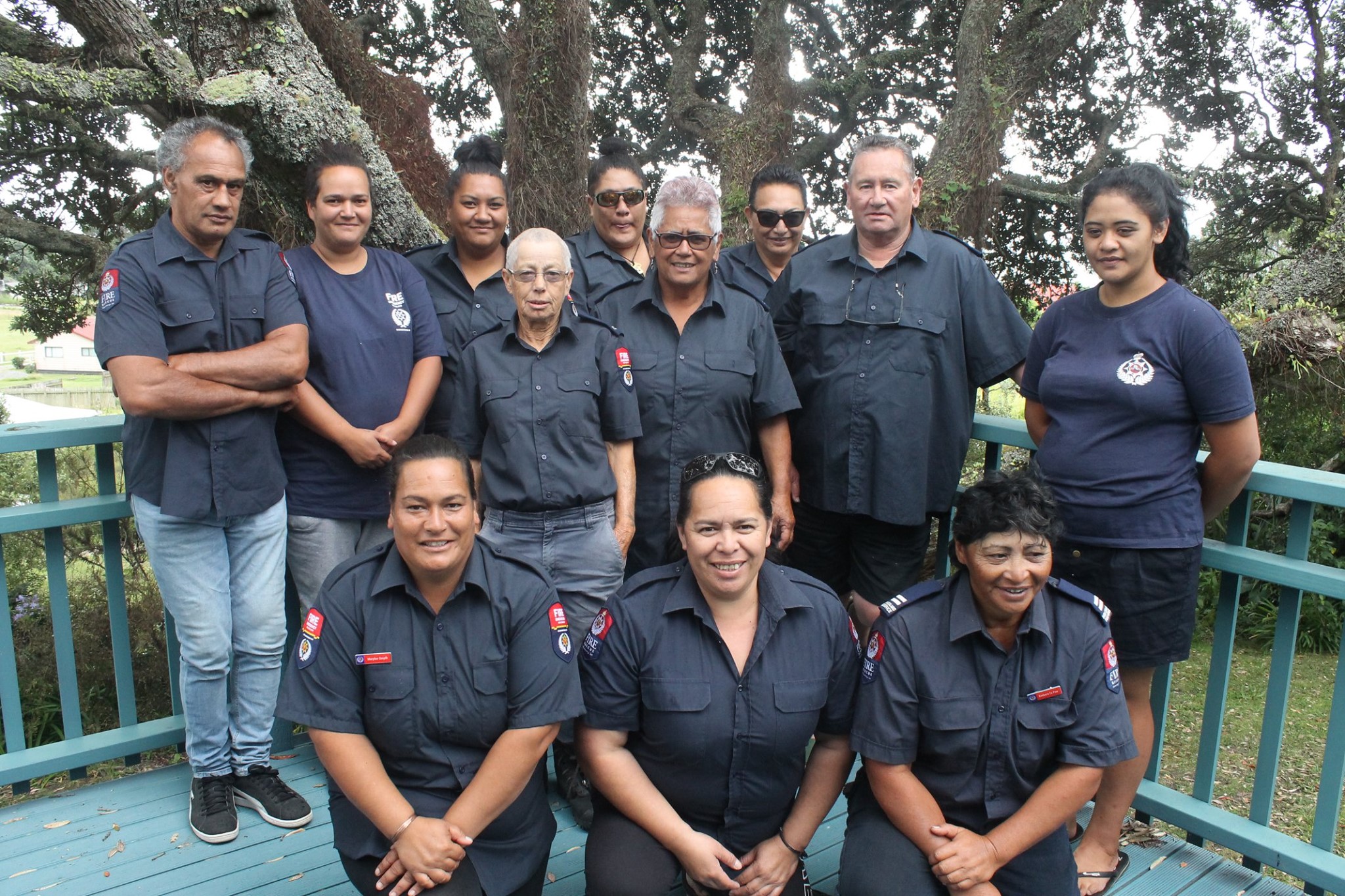 Fire brigade team members